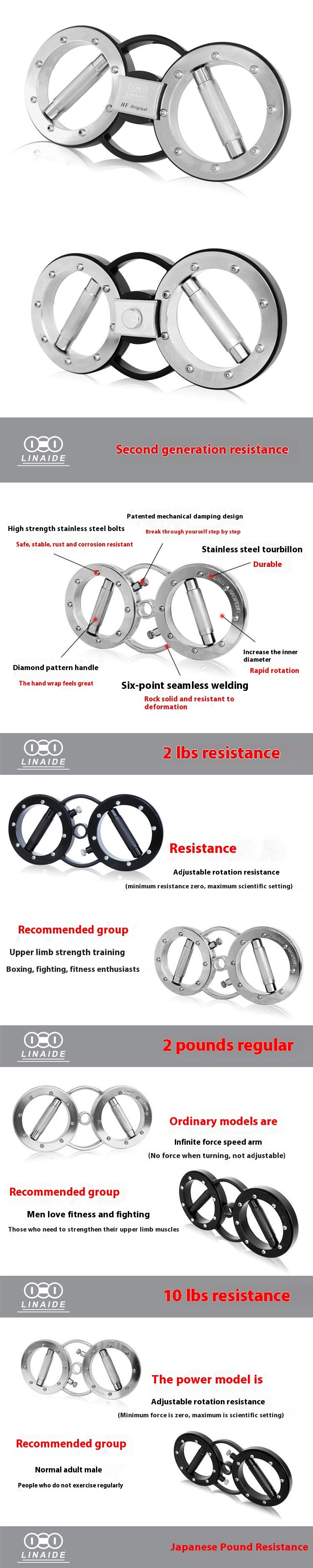 Muscle Increasing Fitness Equipment Heat Arm Force Rod